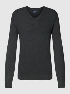 MCNEAL Strickpullover Mit Geripptem V-Ausschnitt - Dunkelgrau Meliert -Guesi Bekleidung Geschaft aha32iaf6sp4mja76pb4mjai8l8kii269cqjee2b6d24alajahakocai75ak8l1i8p330hqd8h24miq1a4o66dho6pgjcohk65ijae1kcco68e1p6kpjge1o6dj34d1l6cq6ao8