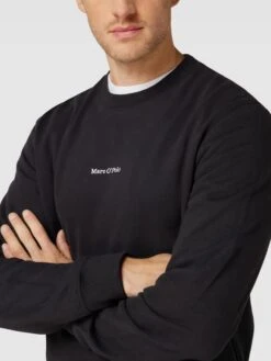 Marc O'Polo Sweatshirt Mit Rundhalsausschnitt Und Label-Stickerei - Schwarz -Guesi Bekleidung Geschaft aha52e2h6h9l2hig7143gd1lagpj0cae6t9l0h9p8t658iq19h356d2f6p6kil2kapajedq26l5j2daa713m2e9i6orjccr465ij8ohkc5gj8e1k65h3ee34c4q6aob3ccomaco