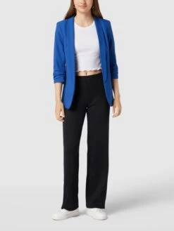 Pieces T-Shirt Aus Baumwolle - Royalblau