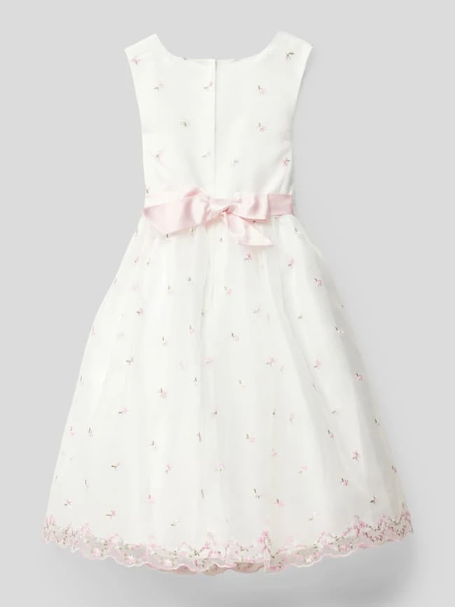 Happy Girls Kleid Mit Floralen Stickereien - Rosé 5 Happy Girls Kleid Mit Floralen Stickereien - Rosé – Bild 3