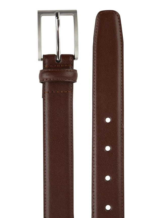 Montego Gürtel Aus Leder - Mittelbraun 4 Montego Gürtel Aus Leder - Mittelbraun – Bild 2