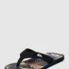 Quiksilver Zehentrenner Mit Allover-Muster Modell 'MOLOKAI' - Marineblau