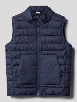 S.Oliver RED LABEL Steppweste Mit Stehkragen - Marineblau