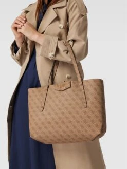 Guess Shopper Mit Karabinerverschluss Modell 'BRENTON' - Sand