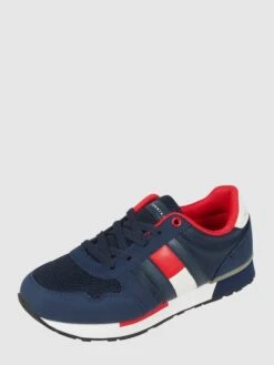 T.Hilfiger Kids Shoes Sneaker Aus Textil Modell 'Lebron' - Marineblau
