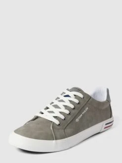 Tom Tailor Sneaker Mit Label-Details - Hellgrau