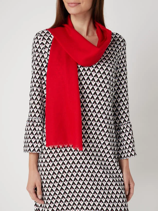 Fraas Schal Aus Wolle - Rot 3 Fraas Schal Aus Wolle - Rot