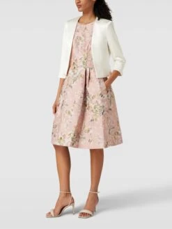 Christian Berg Cocktail Blazer Mit Schalkragen - Ecru