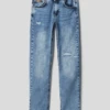 Blue Effect Jeans Mit Label-Details Modell 'NORM' - Blau
