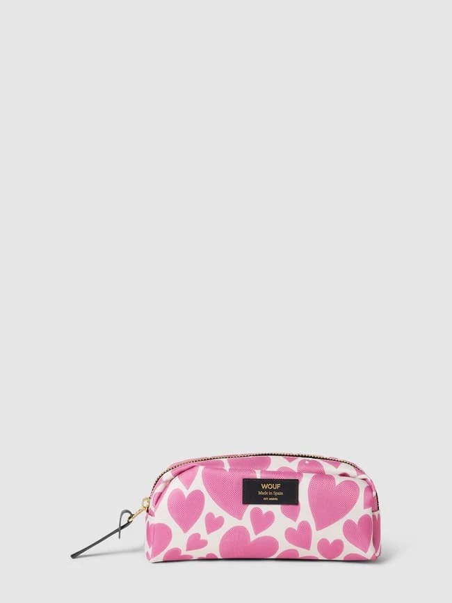 WOUF Kosmetiktasche Mit Herz-Print Modell 'Pink Love' - Pink 3 WOUF Kosmetiktasche Mit Herz-Print Modell 'Pink Love' - Pink