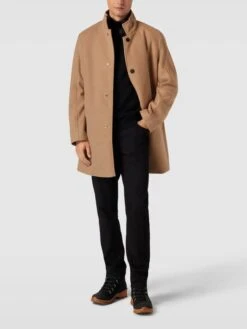 MCNEAL Mantel Mit Reverskragen - Sand