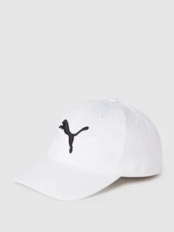 Puma Cap Mit Label-Stitching Modell 'ESS Cap' - Weiß