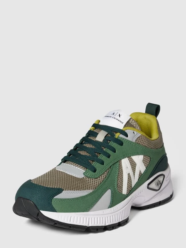 ARMANI EXCHANGE Sneaker Mit Label-Details - Khaki 4 ARMANI EXCHANGE Sneaker Mit Label-Details - Khaki – Bild 2