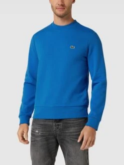 Lacoste Sweatshirt Mit Label-Patch - Royalblau -Guesi Bekleidung Geschaft al94ola18954mkqgacr4kcq48srlclak8h954dq3956kgkqk612k8hq895b4chho8h8kieaf84r42da89go62oho6gqjao9nc8sm2ohk70s38e1o6srj0d9n6lhm8oj165ijeog