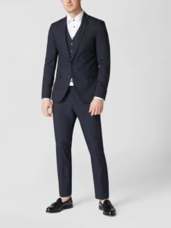 Montego Anzug-Hose Mit Stretch-Anteil - Marineblau