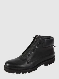 Gordon & Bros Boots In Leder-Optik Modell 'Jeans' - Schwarz