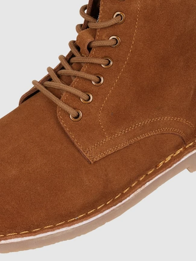 Jack & Jones Boots Aus Veloursleder Modell 'Bruce' - Mittelbraun 4 Jack & Jones Boots Aus Veloursleder Modell 'Bruce' - Mittelbraun – Bild 2
