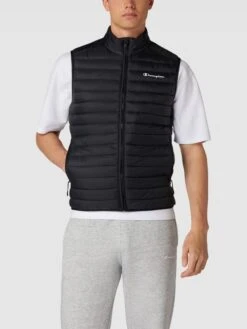CHAMPION Steppweste Mit Label-Detail - Schwarz -Guesi Bekleidung Geschaft aor34ga49163alho89448jim9145ada484o3ad2b995jica39go5chqe6d648lal75952dil9164klah8go6cdr16opmcd9n60s3ed9k74qm4o9j64sm6dpkc8o3cd9nc8rj4og