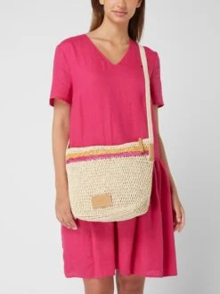 Esprit Crossbody Bag Aus Papierstroh - Sand