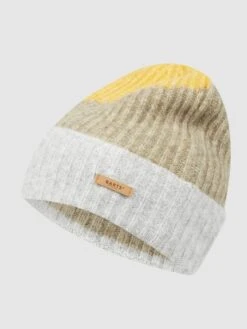Barts Beanie Mit Woll-Anteil Modell 'Durya' - Hellgrau Meliert