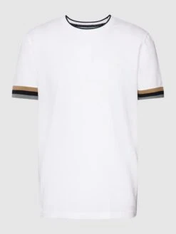 Christian Berg Men T-Shirt Mit Kontraststreifen - Weiß -Guesi Bekleidung Geschaft aor4ue2ba8plad29615jghqhap33idpha9450ia7655kqdam98rl8da78d25ahik71b4ud25ah1jgkhj84o34eb575imcd1m60r36o9k6cpj0e1o6or32dj16phjidj46pi3ic8