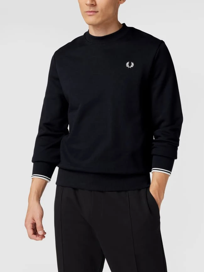 Fred Perry Sweatshirt Mit Logo-Stickerei - Dunkelblau 6 Fred Perry Sweatshirt Mit Logo-Stickerei - Dunkelblau – Bild 4