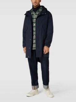 Marc O'Polo Denim Parka Mit Label-Patch - Marineblau