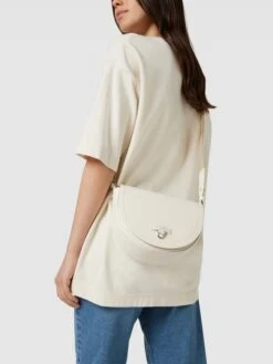 Coccinelle Saddle Bag Mit Label-Detail Modell 'BLAIRE' - Weiß