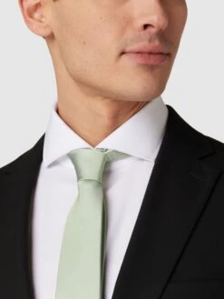 Monti Krawatte Aus Reiner Seide (6 Cm) - Lindgrün
