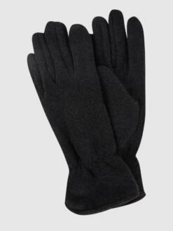 Loevenich Handschuhe Aus Teddyfell - Anthrazit