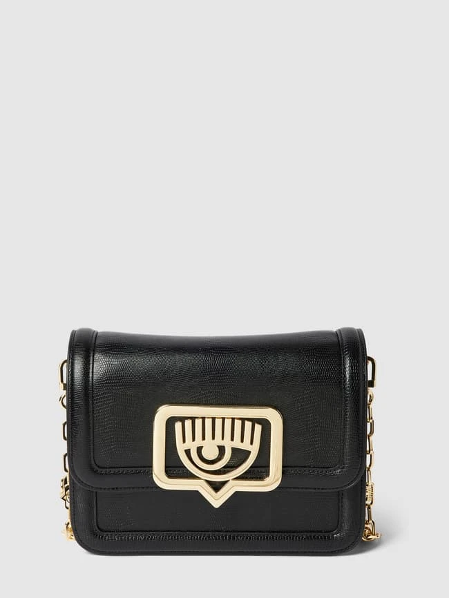 Chiara Ferragni Handtasche Mit Label-Details Modell 'EYELIKE' - Schwarz 4 Chiara Ferragni Handtasche Mit Label-Details Modell 'EYELIKE' - Schwarz – Bild 2