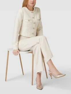 HÖGL Högl Pumps Mit Offenem Fersenbereich Modell 'Boulebard' - Gold