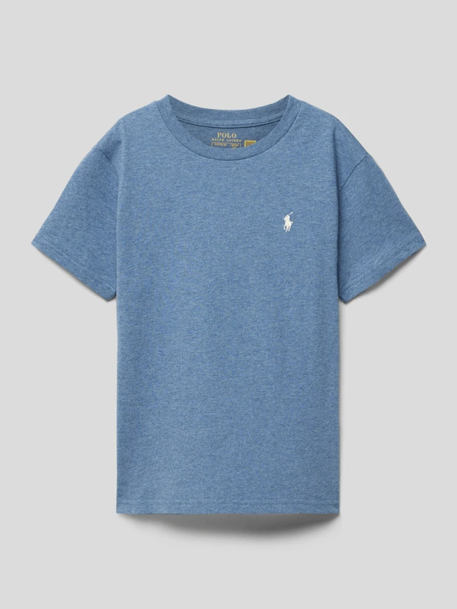 Polo Ralph Lauren Teens T-Shirt Mit Logo-Stitching - Rauchblau 3 Polo Ralph Lauren Teens T-Shirt Mit Logo-Stitching - Rauchblau