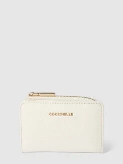 Coccinelle Portemonnaie Mit Label-Detail - Weiß