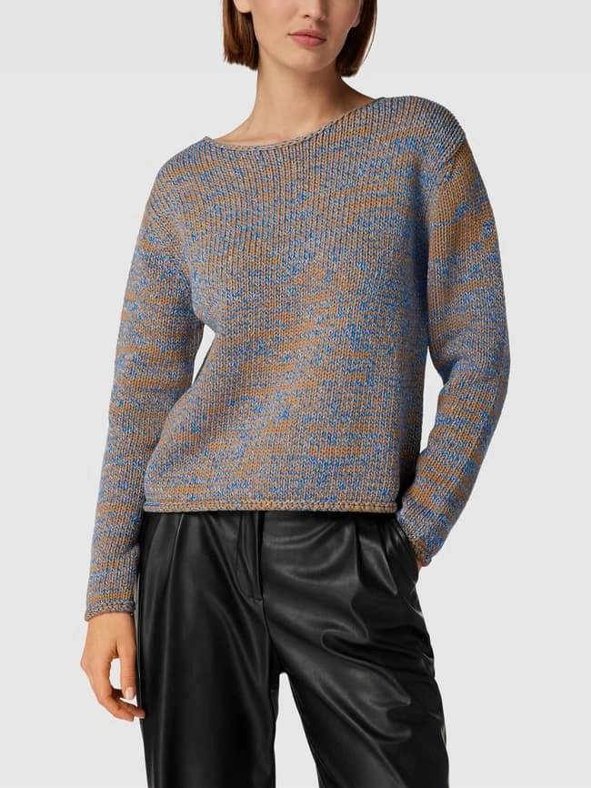 Marc O'Polo Strickpullover Mit U-Boot-Ausschnitt - Royalblau 6 Marc O'Polo Strickpullover Mit U-Boot-Ausschnitt - Royalblau – Bild 4