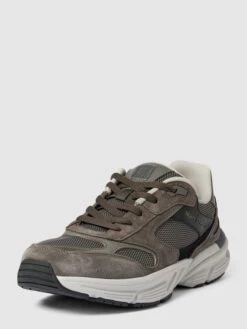 Marc O'Polo Sneaker Mit Label-Details Modell 'Perci' - Dunkelgrau