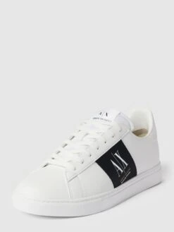 ARMANI EXCHANGE Sneaker Mit Label-Details - Weiß