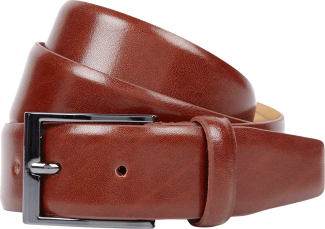 Pierre Cardin Ledergürtel Mit Dornschließe In Chrom-Optik - Cognac 6 Pierre Cardin Ledergürtel Mit Dornschließe In Chrom-Optik - Cognac – Bild 4