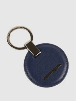 Porsche Design Schlüsselanhänger Aus Leder - Dunkelblau