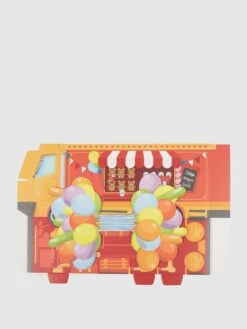 Donkey Unisex Geschenkbox Mit Zirkusmotiven - Hellrot