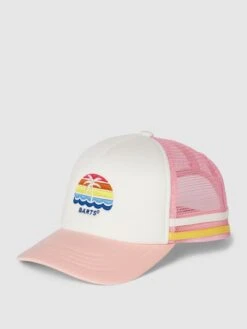 Barts Cap Mit Label-Stitching Modell 'Club' - Hellrosa