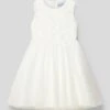 Happy Girls Kommunionskleid Mit Spitzenbesatz - Ecru