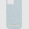 Ideal Of Sweden Handyhülle In Kroko-Optik - IPhone 13 - Hellblau